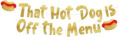 Pre-Strung Funny Bachelor and Bachelorette Party Gold Glitter Banner – Funny Bac
