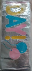 36 Multi-Colored Neon Letter & Number Pads, 8 Loot Bags, Birthday Banner Bundle