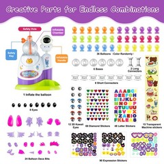 320pcs DIY Magic Balloon Craft Kit, Sticky Balloons Maker Toy Craft Kits for …