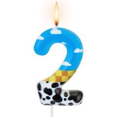 Threlaco Toy Inspire Game Birthday 3.74 inches, blue, white, yellow, black