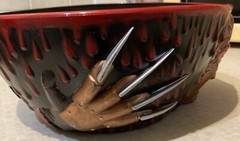 Rubies Vintage Collectable Halloween Treat Bowl. 3D Nightmare On Elm Street.
