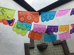 Mexican Papel Picado Banner (5 Count) Mexican Fiesta Decorations 50 Paper Tis…
