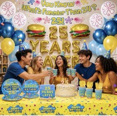 SpongeBob Birthday Party Kit for 25th Birthday Party Supplies