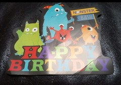 31 pc MONSTER BASH Birthday Party Supplies. Please read description below