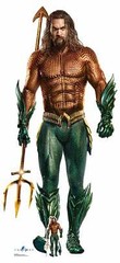 Aquaman Official Cardboard Cutout with FREE Mini DC Comics Jason Momoa