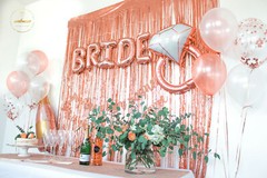 Rose Gold Bachelorette Party Decorations Kit Bridal Shower Balloons Supplies
