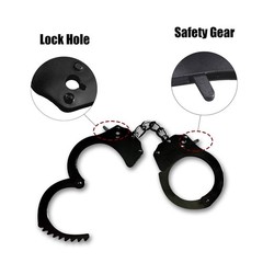 Toy Handcuffs with Keys Metal Handcuffs Party Supplies Accessory Stage Party Pro