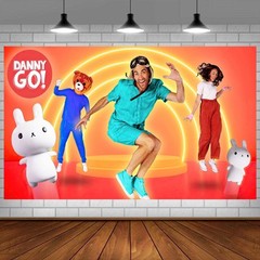 Danny Go Party Supplies Birthday Backdrop Party Decoration Banner 5x3ft