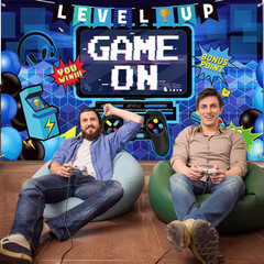 Video Game Party Decoration Video Gaming Photo Backdrop Background Birthday Phot