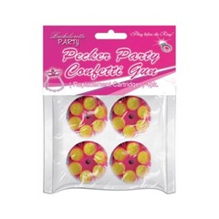 Hott Products Party Pecker Confetti Refill Cartridge – Pack Of 4