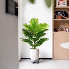 Rozwkeo Artificial Plants in Pots Large Fake Tree Floor 80cm Tall Palm, Green