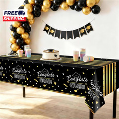 3 Pack Graduation Tablecloth Graduation Decorations Class of 2026 Graduation