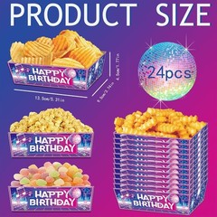 42Pcs Kpop Birthday Party Decor w. Backdrop,Toppers, Balloons, & BONUS Trays!