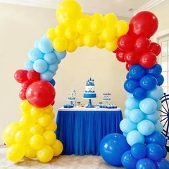 Carnival Circus Theme Party Decorations, Primary Color Balloon Arch Kit, 120p…
