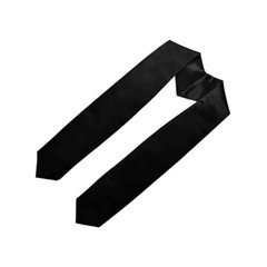 Black Graduation Sash Stole Photo Props for Valedictorian Long Sash