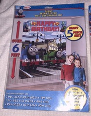 Kit New Thomas Train & Friends Wall Decoration Party Game Age Banner Invitations
