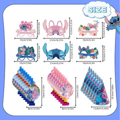 Stitch Party Decoration Stitch Party Supplies Kids Birthday Photo Props Game Set