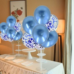 TONIFUL Blue Balloon Stand Centerpiece Table Decoration for Boy Baby Shower P…