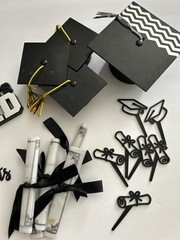 Graduation Party / Cake Decorations Supplies Bundle Table Cake Decor