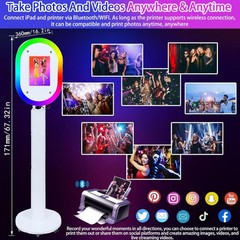10 inch iPad panel Photo Booth Kiosk Selfie Station for Wedding & Party Rental