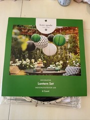 Kate Spade Target Strawberry Polka Dots Party Lantern Set & Balloons NIP!