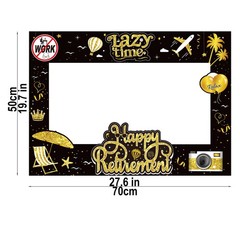 Retirement Party Photo Booth Props Kit – 37pcs Photo Props 1 Frame Glitter Re…