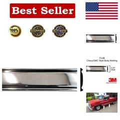1973-1987 Chevy GMC Chrome Side Body Trim Molding C10, C20, C30, K10, K20, K30,