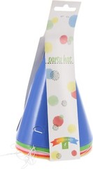 Birthday Decoration Set Multicolour 24pc Balloons Bunting Number Hats Tablecloth