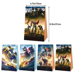 Transformers Candy Bags 12PCS Party Favor Gift Bags Birthday Party Decorations