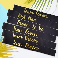 Groom to Be Sash Funny Bachelorette Sashes for Bachelor Party Accessories