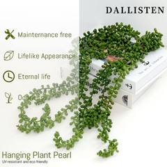 dallisten 6 Pcs Artificial 28 inches (L) x 5 (W) x 5 (H), Green