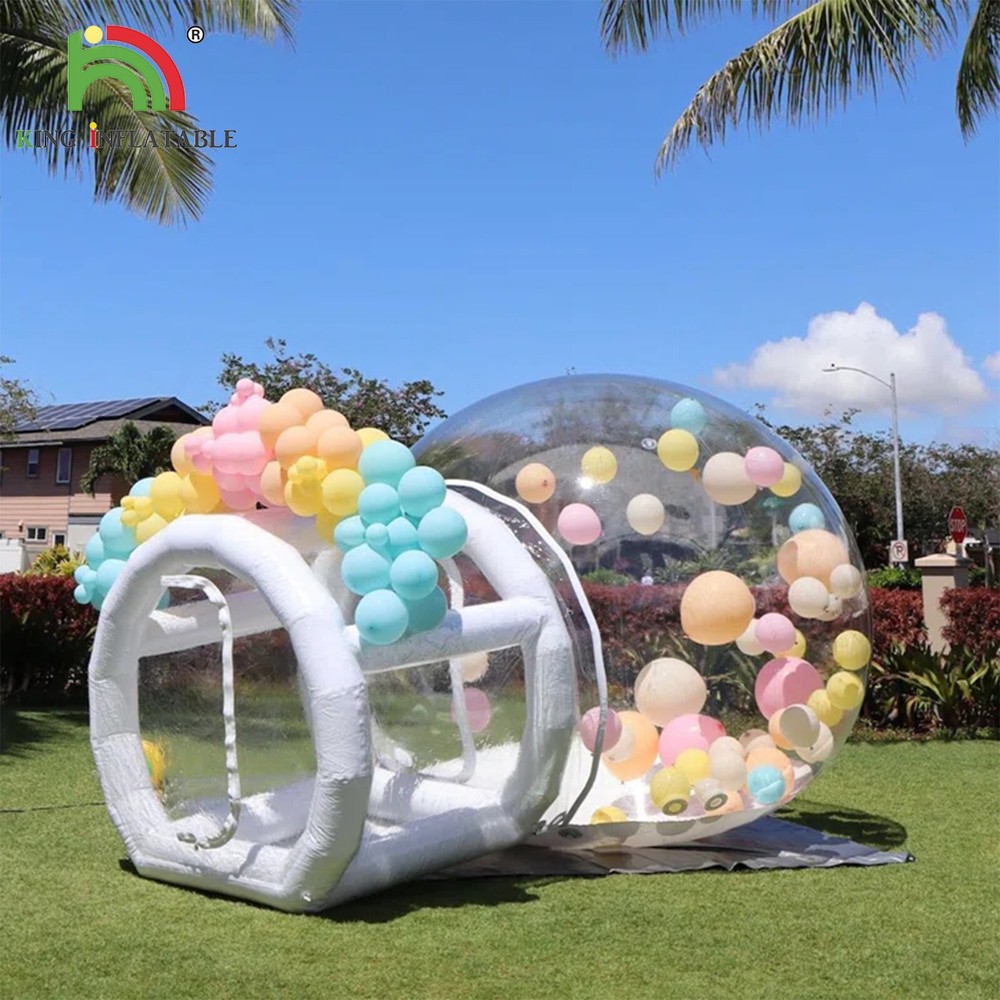 13FT Inflatable Bubble House Balloon Dome Bubble Tent Outdoor For Birthday Party