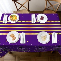3 Pack Graduation Tablecloth,Graduation Decorations 2026 Graduation Party Dec…