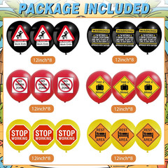 Retirement Decorations for Men Women: 48 Pcs Stop Working Take a Brake Balloons