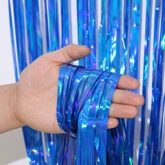 Glitter Curtain Pastel Tinsel Tassel Fringe Foil Ribbon Wedding Party Background