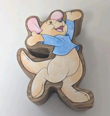 Set 6 Winnie The Pooh Tigger Roo Rabbit Piglet Eeyore Wood Decor Baby Shower