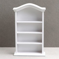 Mini Furniture Models Decorative Dollhouse Display Shelf Bookcase