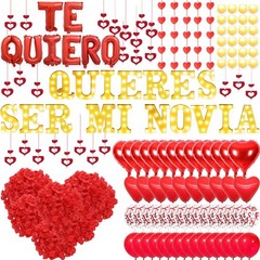 Quieres Ser Mi Novia Light Up Letters Proposal Decorations, 17Pcs 6.3 Letter Sig