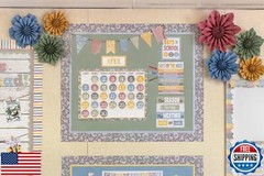 Teacher Created Resources Cottage Charm Paper Flowers Premade Decorations for