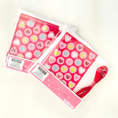 2 Vintage 2010 Valentines banner kits. paper, stickers, letters, cording. Target