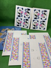 Vtg Panda ‘N Pals Nut Cups 2 Pkgs Die Cut Paper Decor Baby Child Party Crafts