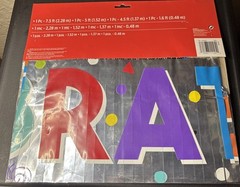 Birthday Celebration Multicolor Paper & Foil Banners