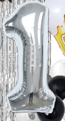 1st Birthday or Anniversary Decorations and Balloons – 10 pieces