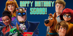 Birthday banner Personalized 4ft x2ft Scoob!