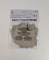 Star Wars Mandalorian Happy Birthday Banner Party Decoration Baby Yoda Cardboard