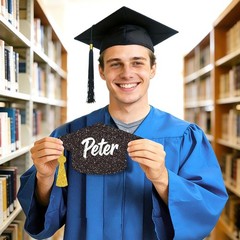 DIY Large 7″x12″ Graduation Cap Cutouts Party Decorations Set, 24 Graduation …