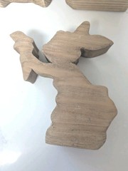 Set 6 Winnie The Pooh Tigger Roo Rabbit Piglet Eeyore Wood Decor Baby Shower