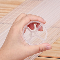 50Pcs Balloon Sticks with Cups, 16In Clear Bobo Balloon Holders Large and Long B