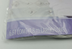 «Just Married» Banner 6ft Wilton Silver Glitter Wedding Party Ribbon Pre-Strung