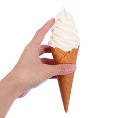 jojofuny Fake Ice Cream Cones White Mini Artificial Ice Cream Cone Models for…